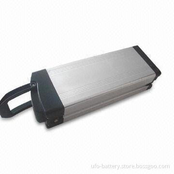 LiFePO4 Battery Pack for E-bikes, with 10Ah Typical Capacity and 36V Nominal Voltage
